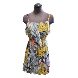 EC FLORAL MULTI COLORED DRESS SZ. S